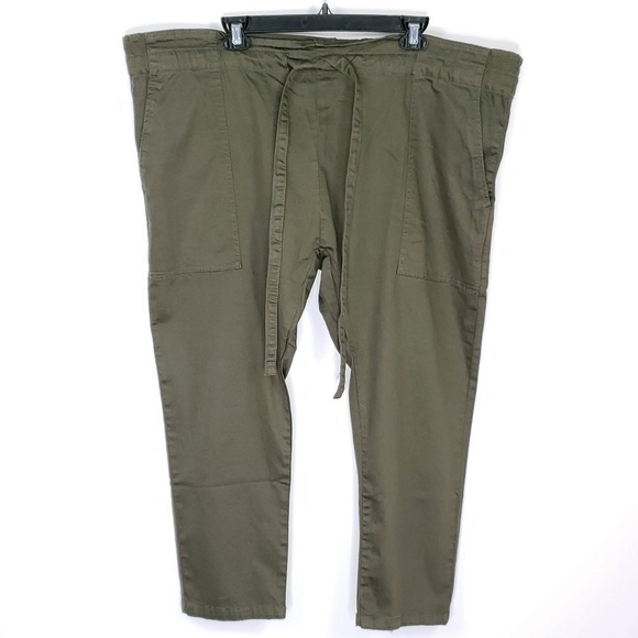 Current Elliott The Tabloid Pant Rural green CE size 3 = 16/18 new with tags - Picture 2 of 9